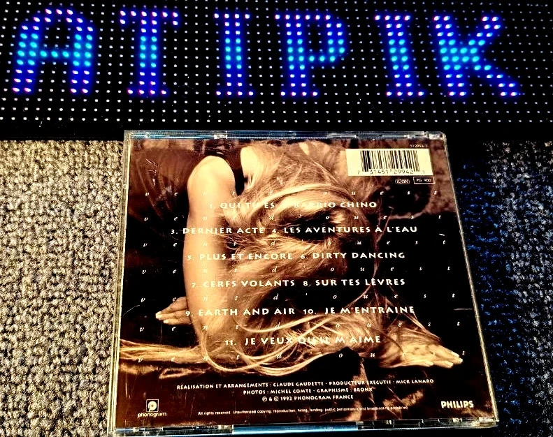 💿 Sylvie Vartan - Vent D’ouest - Rare CD Vintage Philips 90’s Indispensable 💕 – photo 2